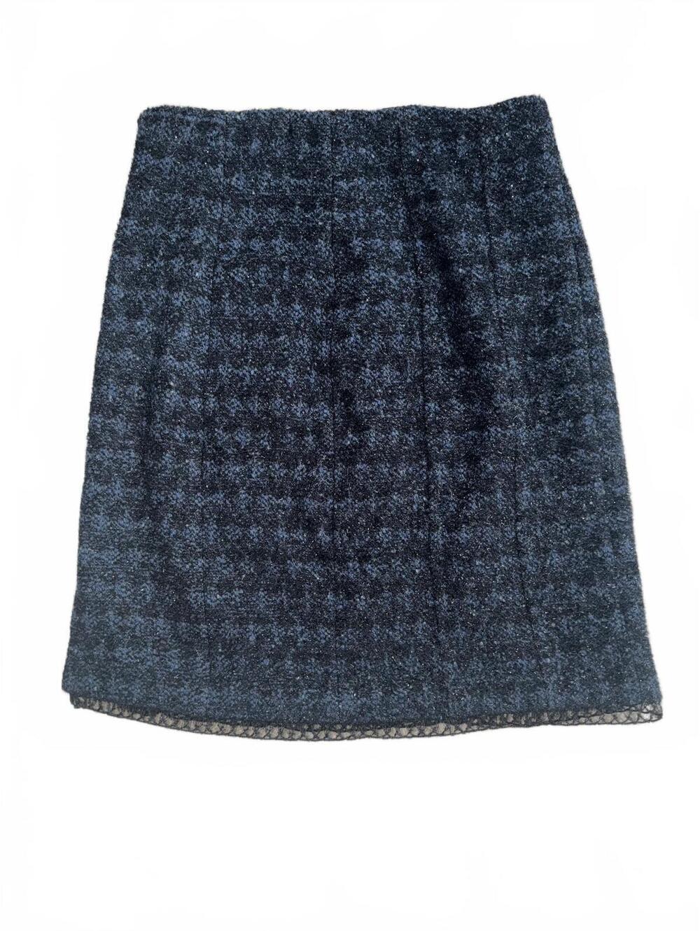 Adam Lippes Virgin Wool & Silk Skirt Sz 2 luxury designer